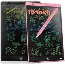 16" LCD Writing Tablet Electronic Drawing Notepad Doodle Board for Kids Office