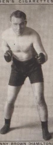 1928 Ogden's Pugilists in Action - Johnny Brown #7