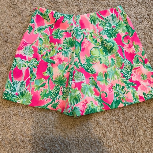 Lilly Pulitzer Raz Berry Catty Shack Cassia Skort Size 2 - Picture 3 of 4
