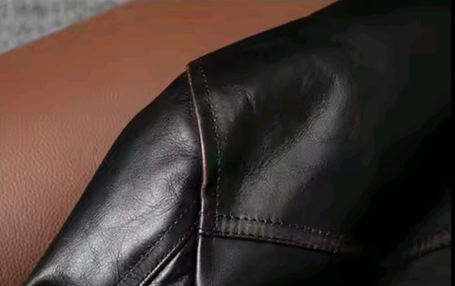 Herren Western echt handgefertigt Teacore Horsehide Leder Knopfleiste Hemd Jacke - Bild 16 von 24
