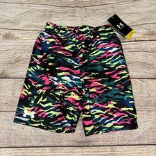 Under Armour Little Boys Pop Tiger Swim Trunks NEW