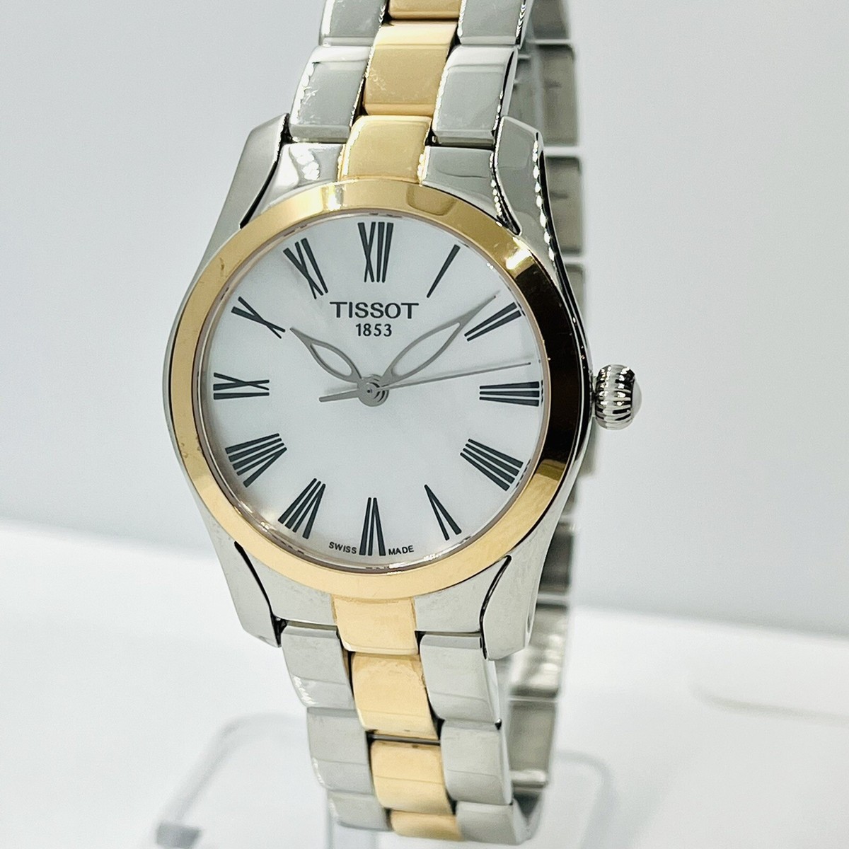 Tissot Swiss Made Womens Watch Quartz T-Classic Everytime 2 Tone Gold Plated NEW Tissot Swiss Made T-Classic PR100 2 Tone Gold Plated Ladies  main image 3