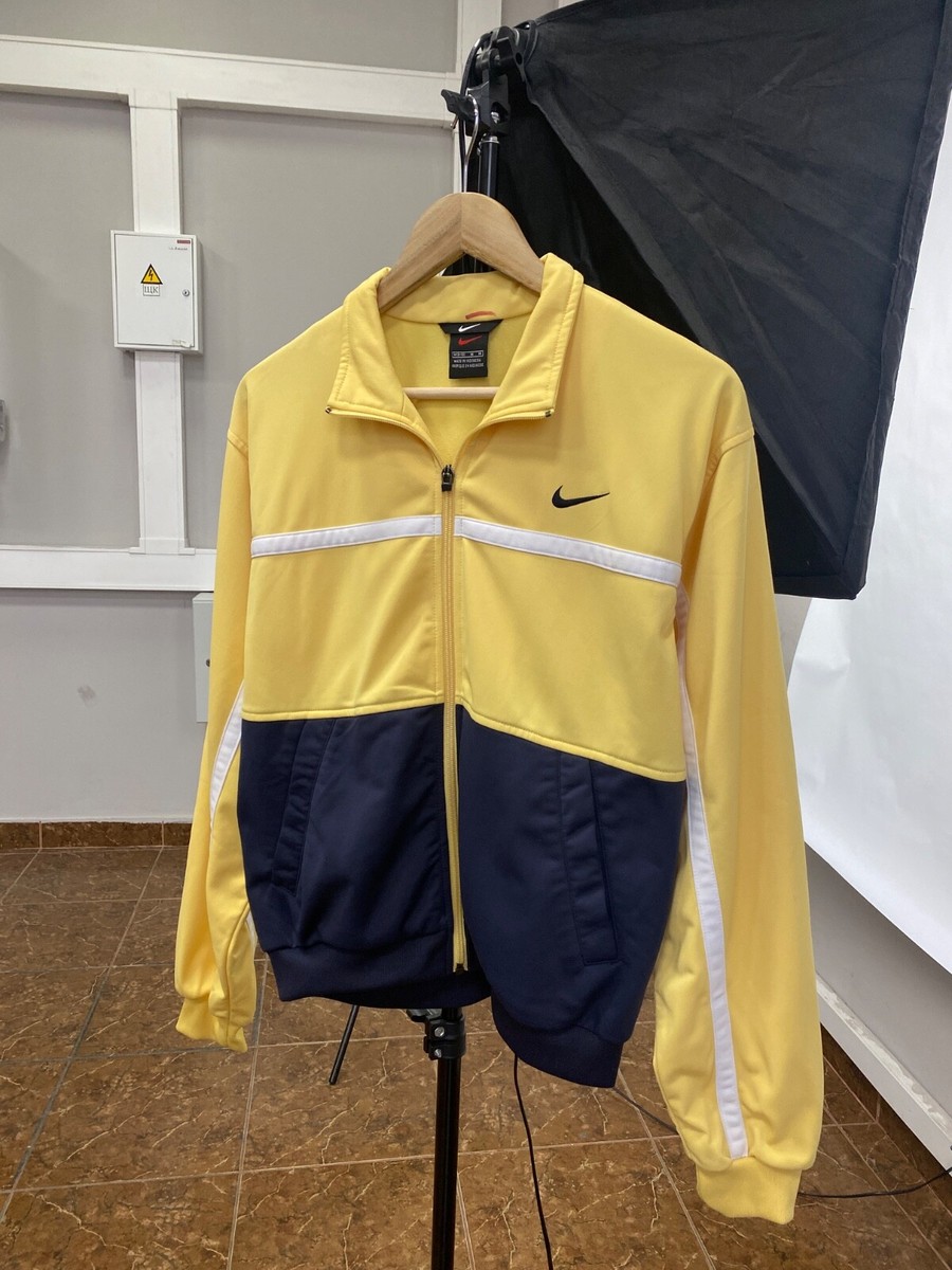 🇺🇸 Vintage 90s Nike Tennis Athletic Zip Hoodie Retro Y2K size M