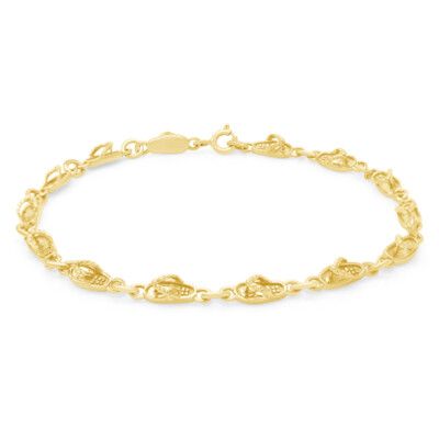 アクセサリー Gold Bracelet SP-Medium Flip Flop Sandal Lk Fashionable Bracelet 14K Yellow Gold