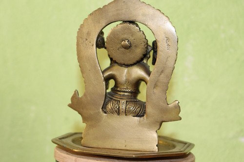 Messing sitzender Lord Ganesha Elefantengott - Bild 2 von 2