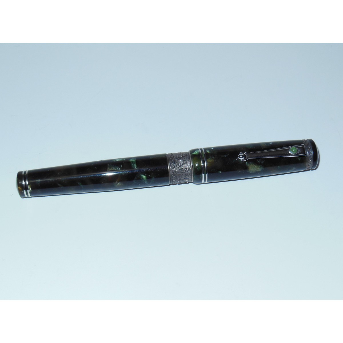 Delta Nazareth 2000 Limited Edition Fountain Pen Green/Silver 18K