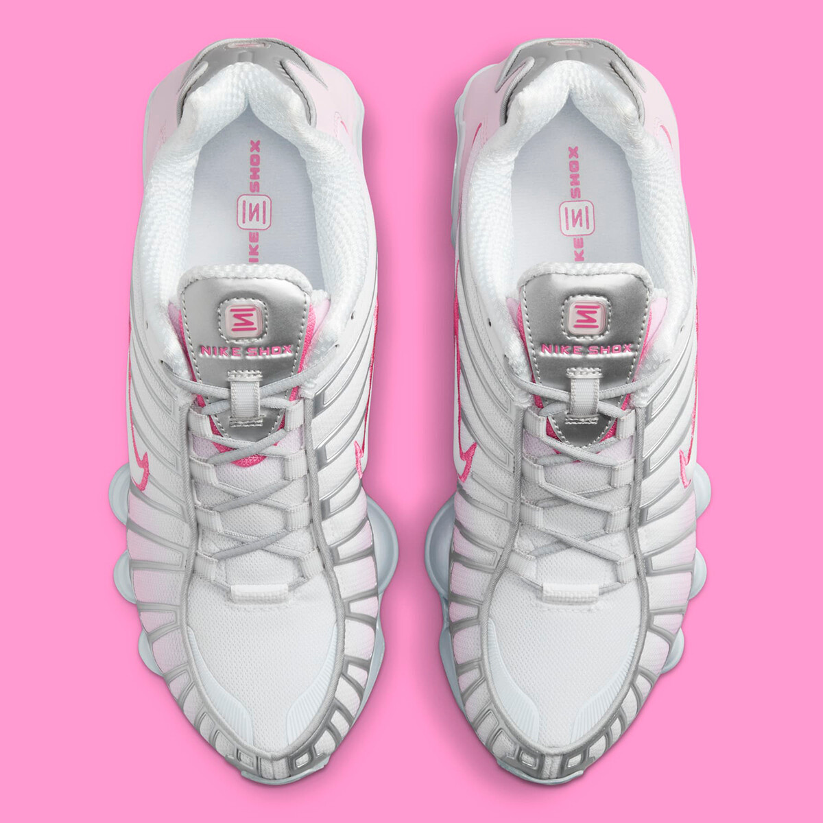 Nike Shox TL Metallic Platinum Pink Foam Pinksicle Womens US12W
