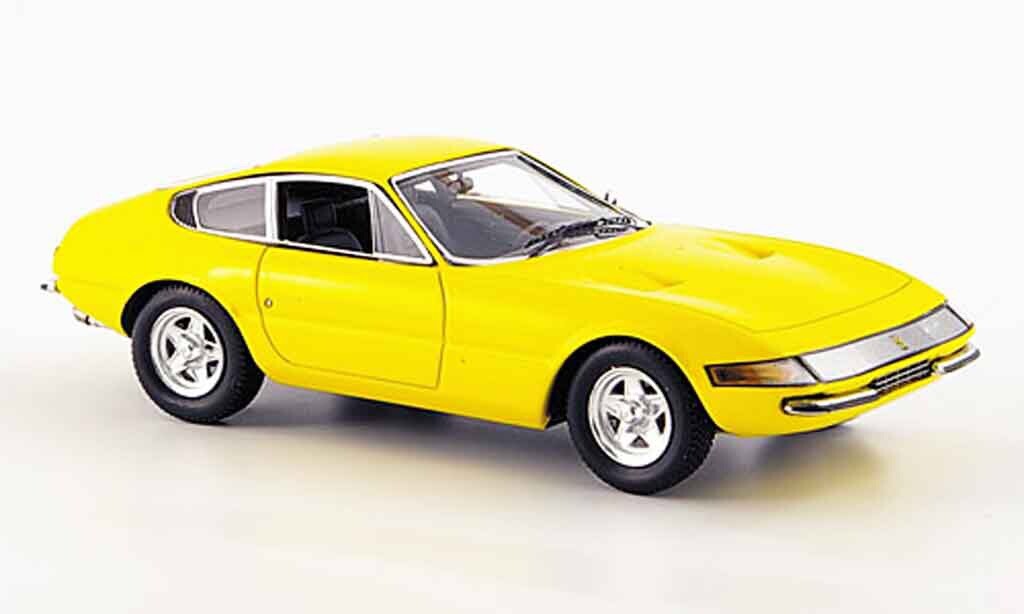 Kyosho Ferrari 365GTB/4 Early Version (Yellow) 1/43 NIB Kyosho Ferrari 365GTB/4 Early Version (Yellow) 1/43 NIB
