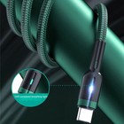 USB to Type-C iOS Cable Fast Charger Charging Data Sync Cord & Breathing Light