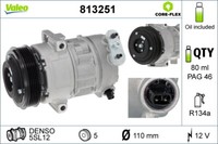 Valeo Kompressor Klimaanlage Klimakompressor Passend FüR Opel Meriva Corsa E S07