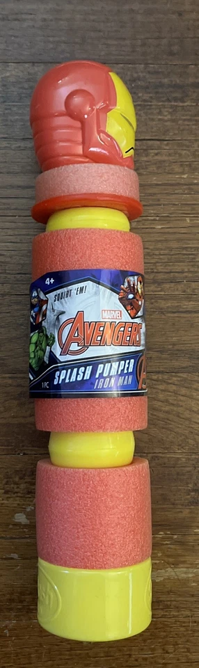 Ja.Ru Marvel Avengers Iron Man Splash Pumper Water Squirter idades 4 anos ou mais - Imagem 3 de 3