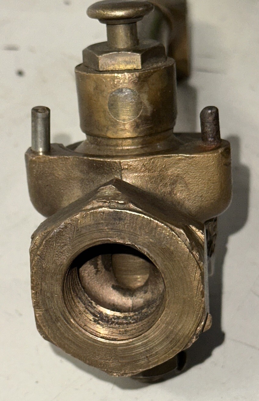 SHERBURNE CO. Brass Caboose Whistle Train Railroad Steam Antique