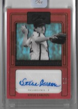 STEVE CARLTON 2023 Panini Three And Two Auto LEGENDARY Shadowbox SP AUTOGRAPH /5