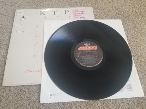 K.T.P. - Certain Things Are Likely GER LP 1986 Vinyl LP w/ Hype 422 830-397-1 M- - Imagen 3 de 4