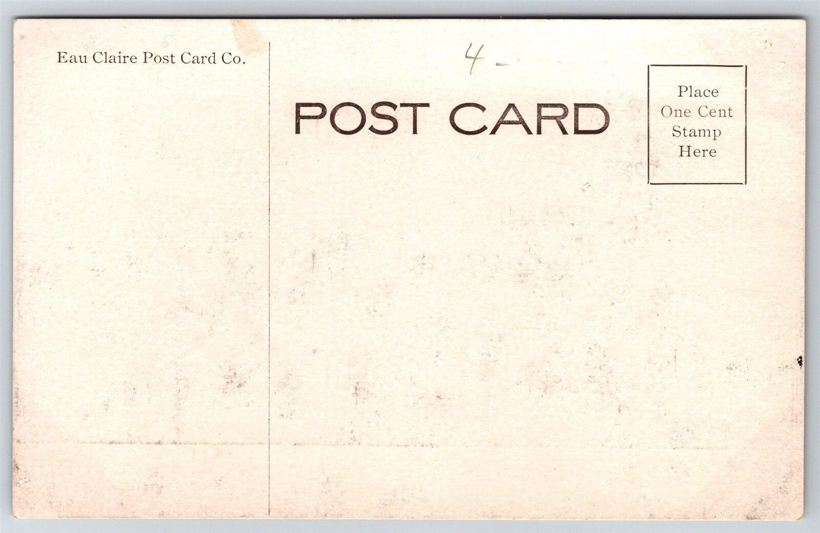 High School Hillside Slope Chippewa Falls WI C1910s DB Postcard W3