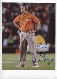 dabo swinney autograph