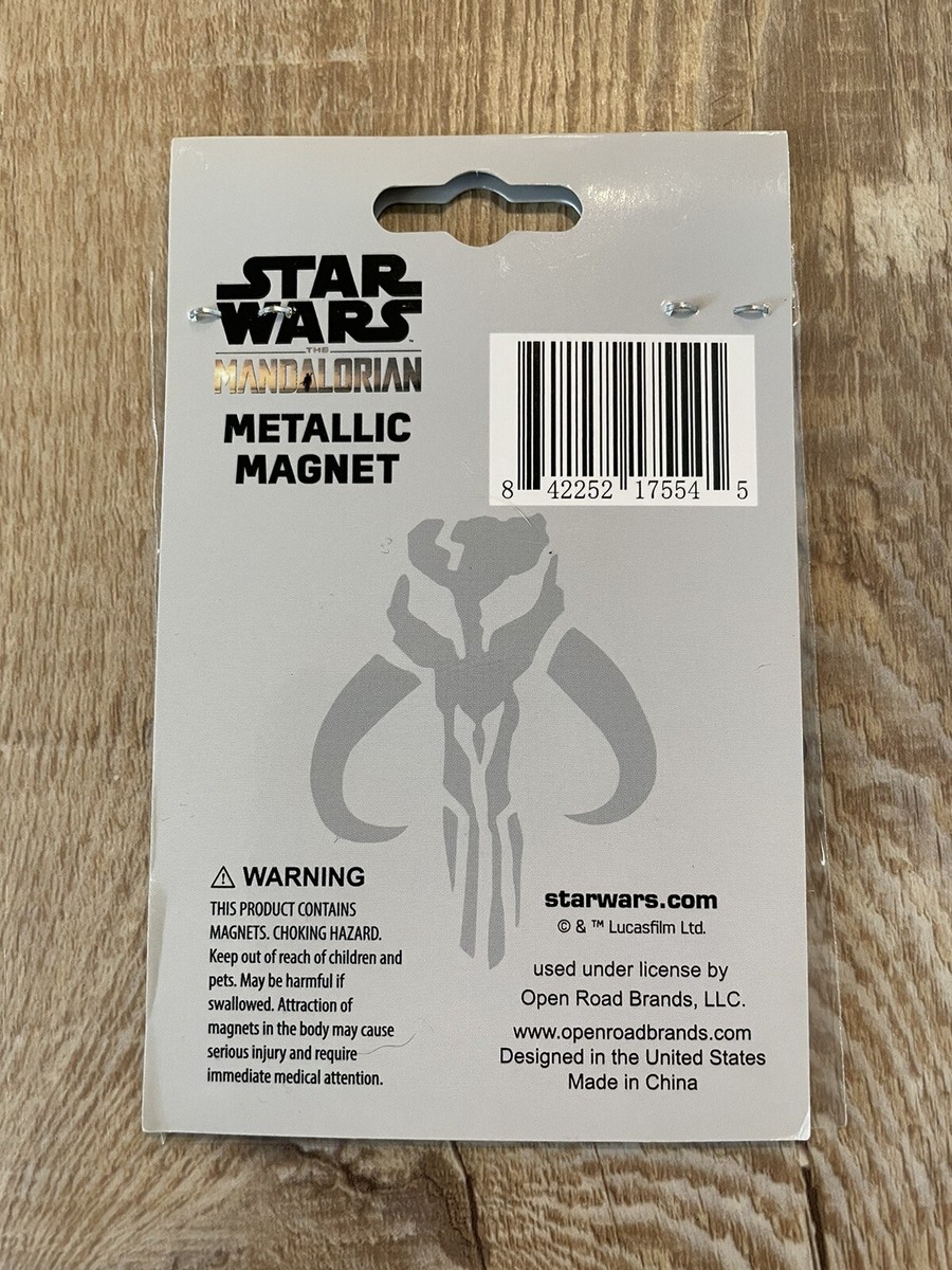Star Wars The Mandalorian Metallic Magnet | eBay