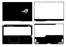 Carbon Vinyl Sticker Skin Cover for ASUS ROG Strix Scar 17 G733 G733QS G733QR