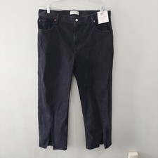Abercrombie  Fitch The '90s Relaxed Jean High Rise 34 / 18R Black 10.5in rise