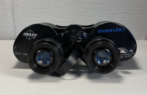 VINTAGE SWIFT ZOOM MARK I 6X12 BINOCULARS - Picture 3 of 10