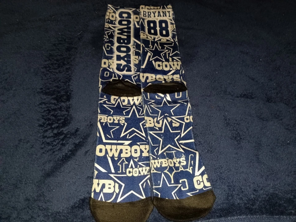 Calcetines Dallas Cowboys & Dez Bryant Crew nuevos con etiquetas, talla grande Foto 2 de 2