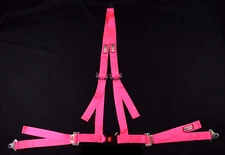 RJS RACING NON-SFI PINK OFF ROAD BUGGY HARNESS  "V" ROLL BAR MOUNT BOLT 4001710