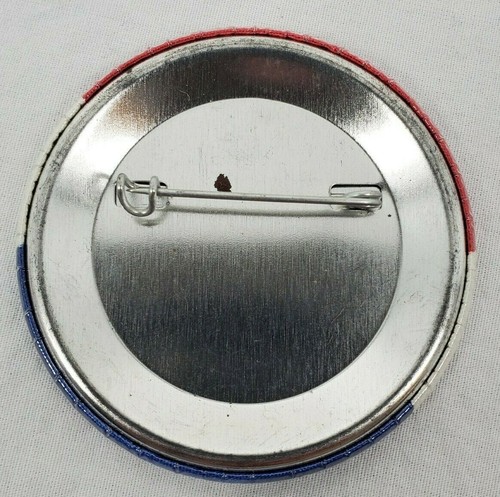 VINTAGE "OLD GLORY - America" Patriotic 2,25" Round Button/Pin - Made in USA - Bild 2 von 3