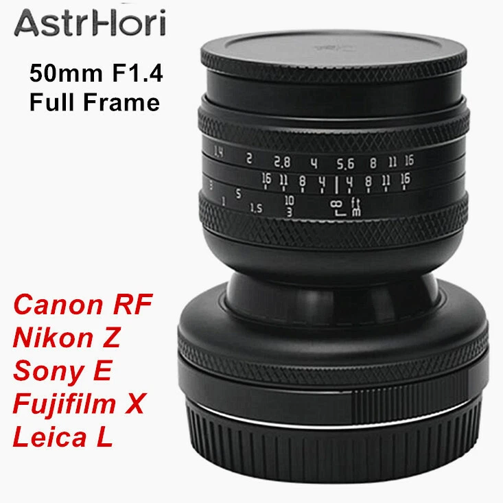 AstrHori 50mm F1.4 Full Frame Lens for Canon RF Nikon Z Sony E