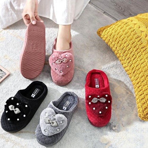 Ciabatte donna pantofole invernali calde antiscivolo comode anatomiche  imbottite | eBay