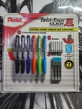 Pentel Twist-Erase Click 0.7mm Automatic Pencil 15 Pack