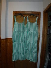 Size Plus Sleeveless Maxi Summer Dresses ,3X,2X,Sonoma ,Green Striped NWT