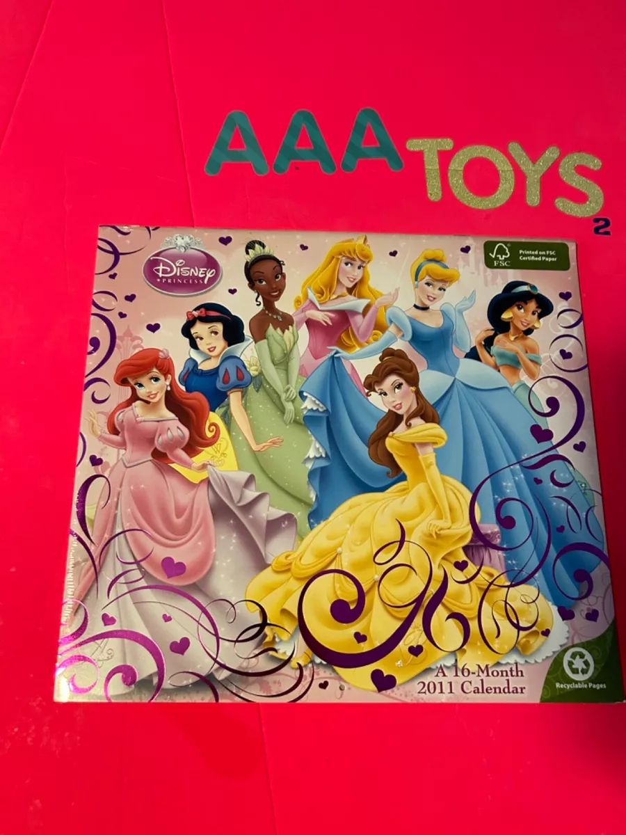DISNEY PRINCESSES 16 MONTH 2011 CALENDAR SEALED