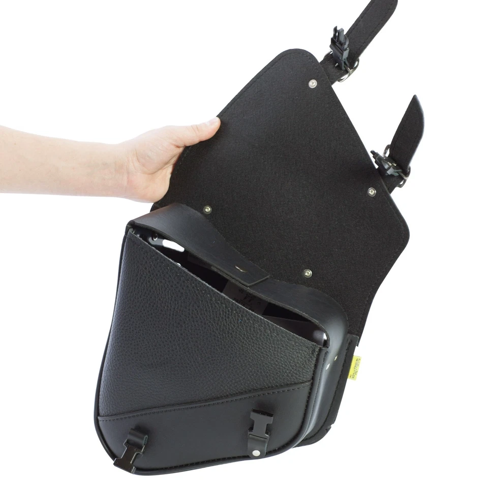 Bolso basculante negro triangulado Willie & Max 59776-00 Foto 3 de 4