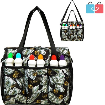 Multi-Pocket Bingo Accessory Bag - Lightweight and Convenient for Easy Carrying