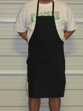 NEW HEAVY DUTY COTTON WORK APRON, 33" x 25", INDIGO BLUE