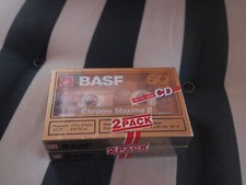 Vintage 2 x BASF Chrome Maxima II 60 Cassette Tapes, US DUTIES INCLUDED