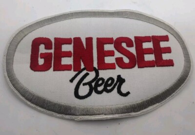 Vintage Genesee Beer Large Back Patch  NOS Employee Uniform Badge 