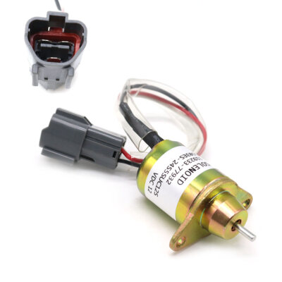 Fuel Shut Off Shutdown Solenoid Yanmar 119233-77932 Woodward 1503ES-12S5SUC12S - Foto 11