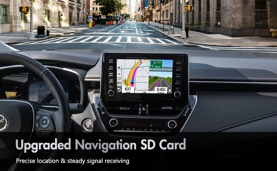 Tarjeta SD de navegación Toyota 86271-0E076 actualizada, mapas de tarjetas micro GPS para EE. UU./CAN Foto 3 de 4