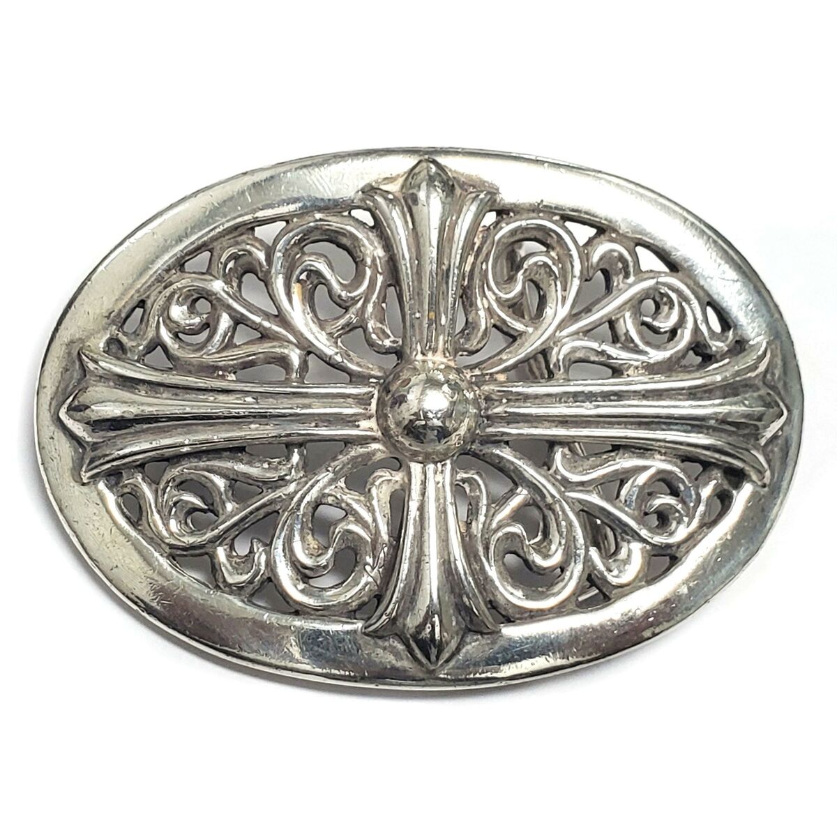 Chrome Hearts Sterling Silver Oval Belt Buckle Standard | eBay Chrome Hearts Sterling Silver Oval Belt Buckle Standard | eBay