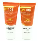 La Blance SPF 108 UVA/UVB 防晒霜 1.98 盎司/60 毫升 2 件装全新带盒有效期至 2030 年