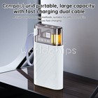 3x18650 Battery Box DIY Mobile Power Bank Case 22.5W Fast Charging With Cable