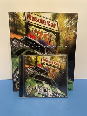 Muscle Car 76 PC, 2001 CD-ROM Car Racing Game With Sealed Jewel Case New