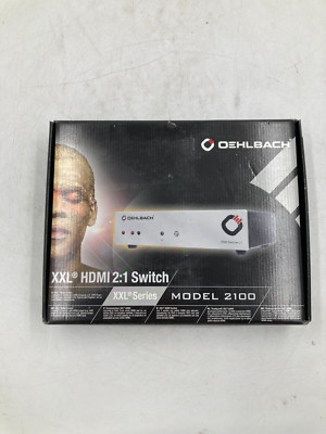 Oehlbach XXL HDMI 2:1 Switch, Modell 2100, HDMI - Umschalter