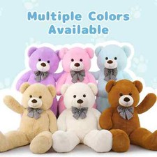 4ft Giant Teddy Bear, Giant Stuffed Big Bear Plush Toy, Childs Kids Adult Gift
