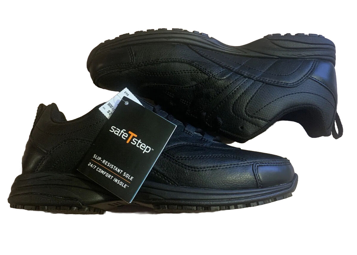 Safe-T-Step Women's Non-Slip Shoes Athena Size 9 Black Safe-T-Step Women's Non-Slip Shoes Athena Size 9 Black