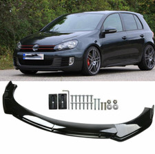 für VW Golf 6 GTI GTD Glanz Spoilerschwert Frontspoiler Lippe Cuplippe Spoiler