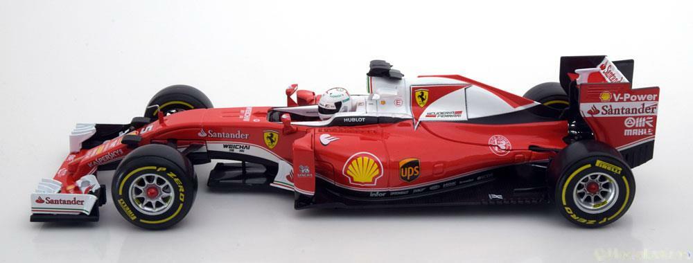 Ferrari SF16-H #5 Vettel 2016 Bburago Racing 16801 1/18
