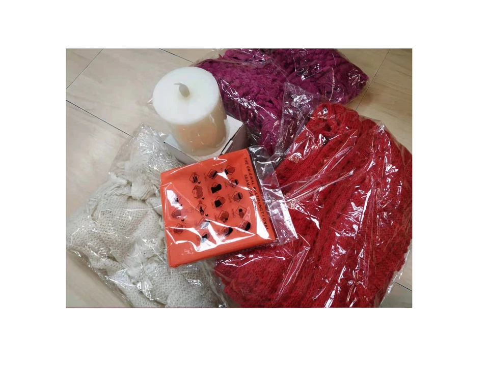 Box Paket Restposten Winter Schal Kerze Tuch 5 Teile Neu