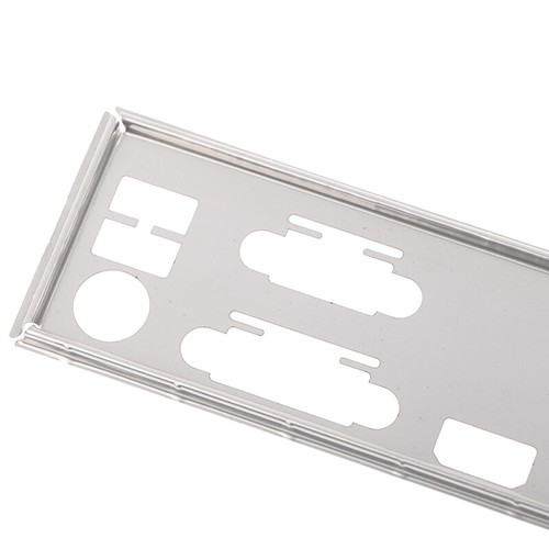 Stainless Steel Shield Back Plate BackPlate Bracket Baffle For ASRock B450M Pro4 - Photo 2/10